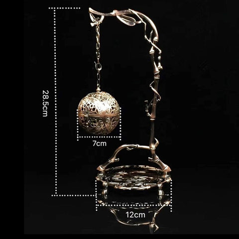 coil incense burner size