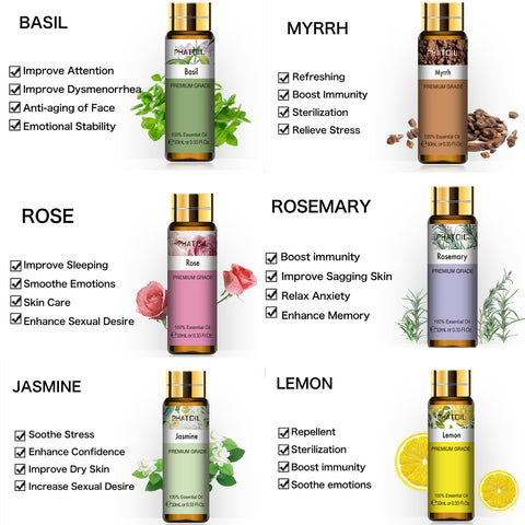 pure natural essential oils