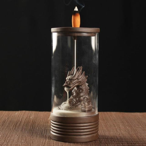 dragon backflow incense burner