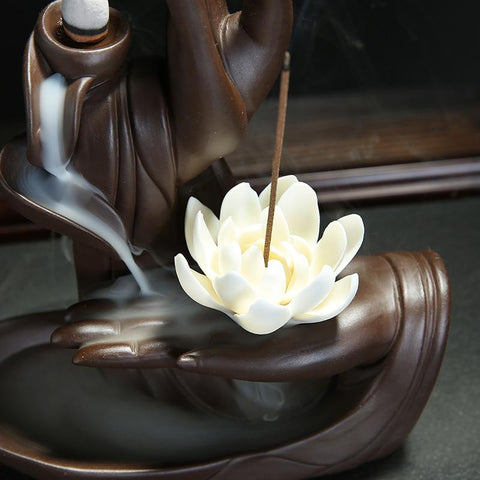 lotus flower incense burner