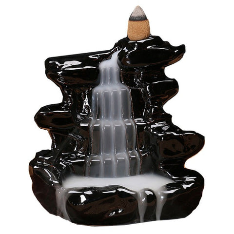 waterfall backflow incense burner