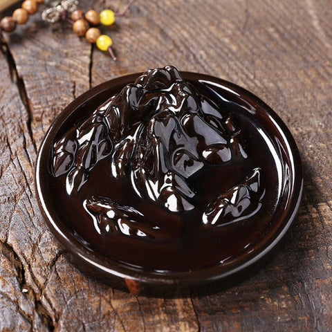 round incense burner