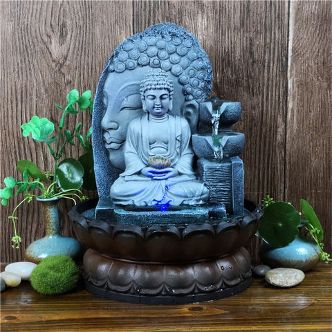 buddha indoor water fountain