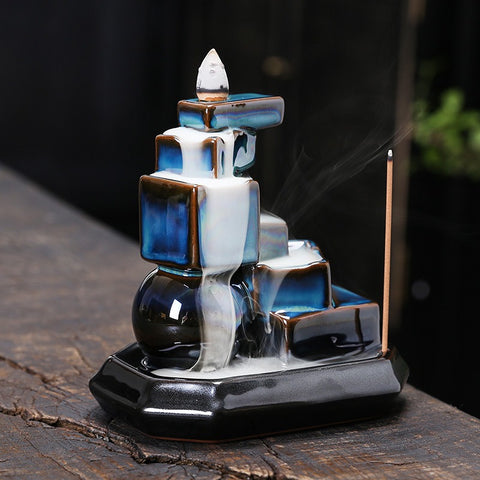 Cubes Backflow Incense Burner