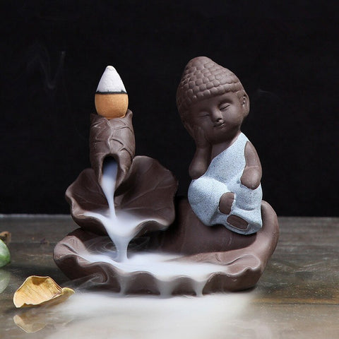 buddha backflow incense burner