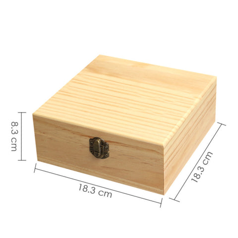 wooden essential oil box