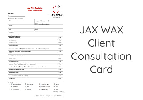 Client Consultation Card