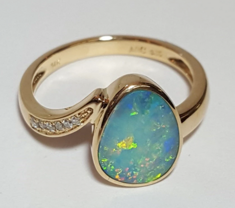 opal engagement ring