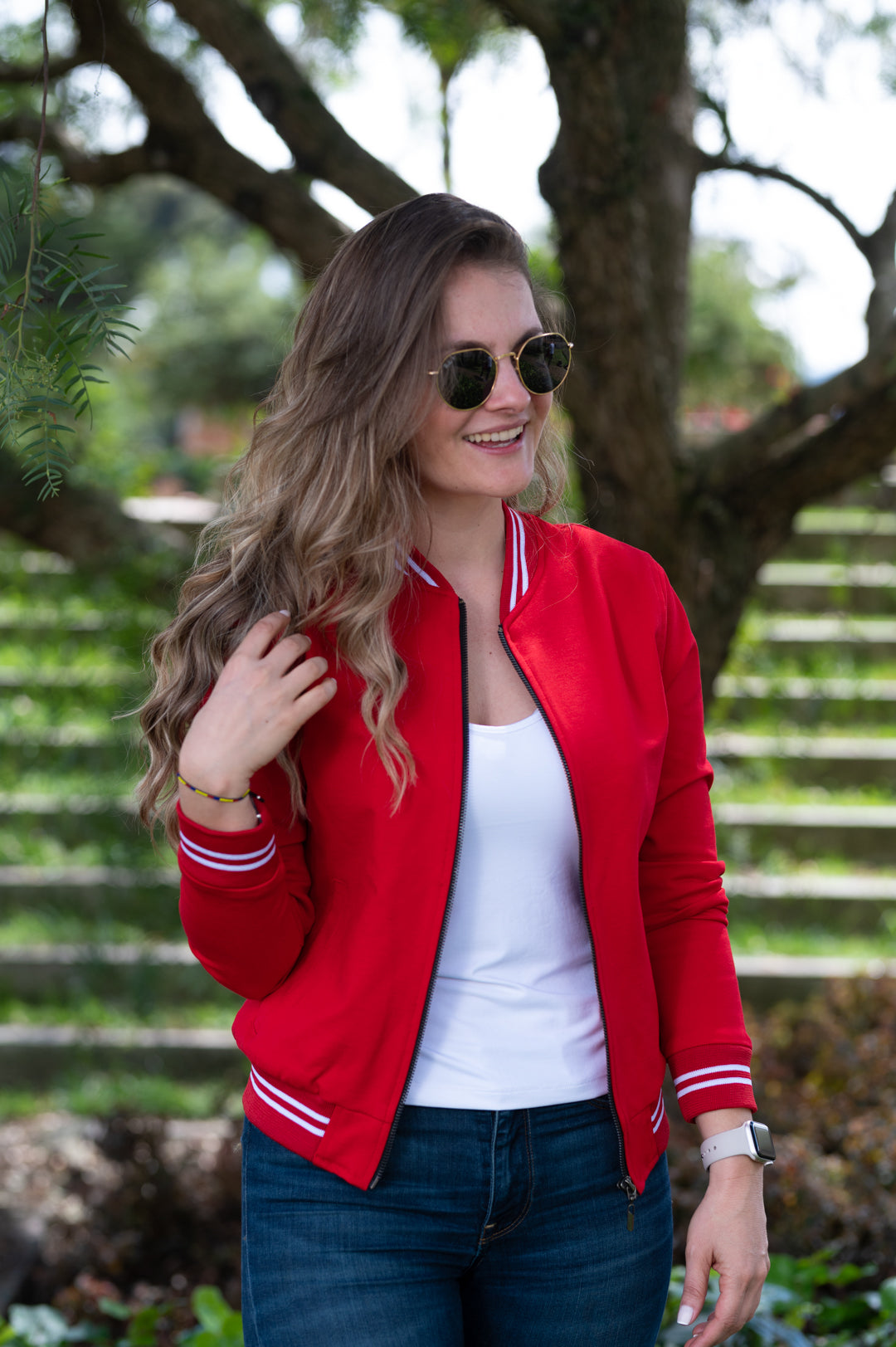 Match de Chaquetas Bomber Classic Mujer 26073 Rojo – 