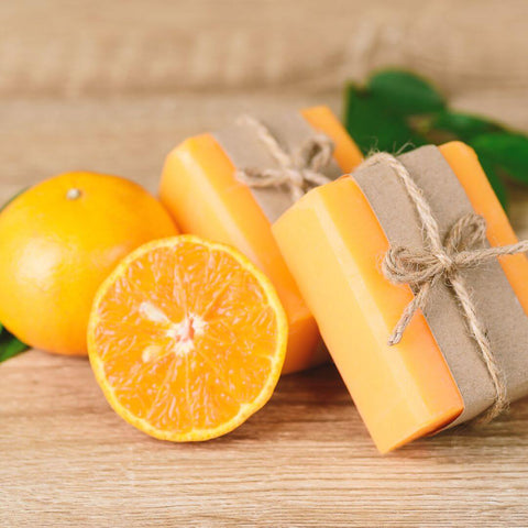 Orange Clay Soap for Oily Skin