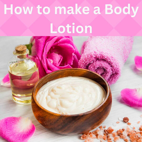 How to make a body lotion