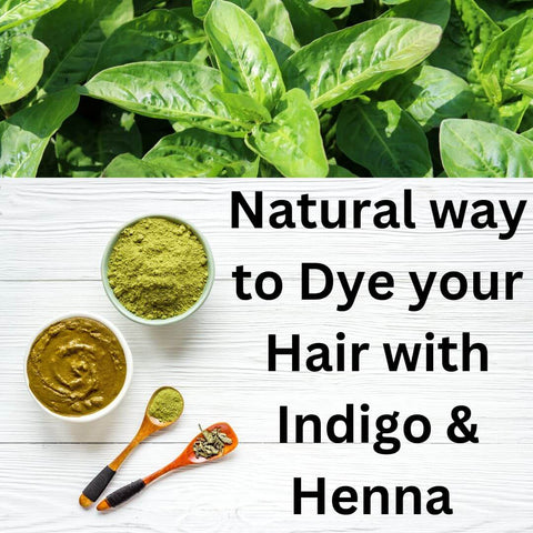 Natural way to color hair black | Organic Hair Color | Ammonia Free