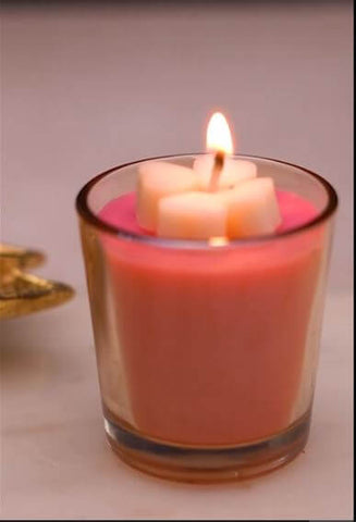 Soy wax fragrance candle making