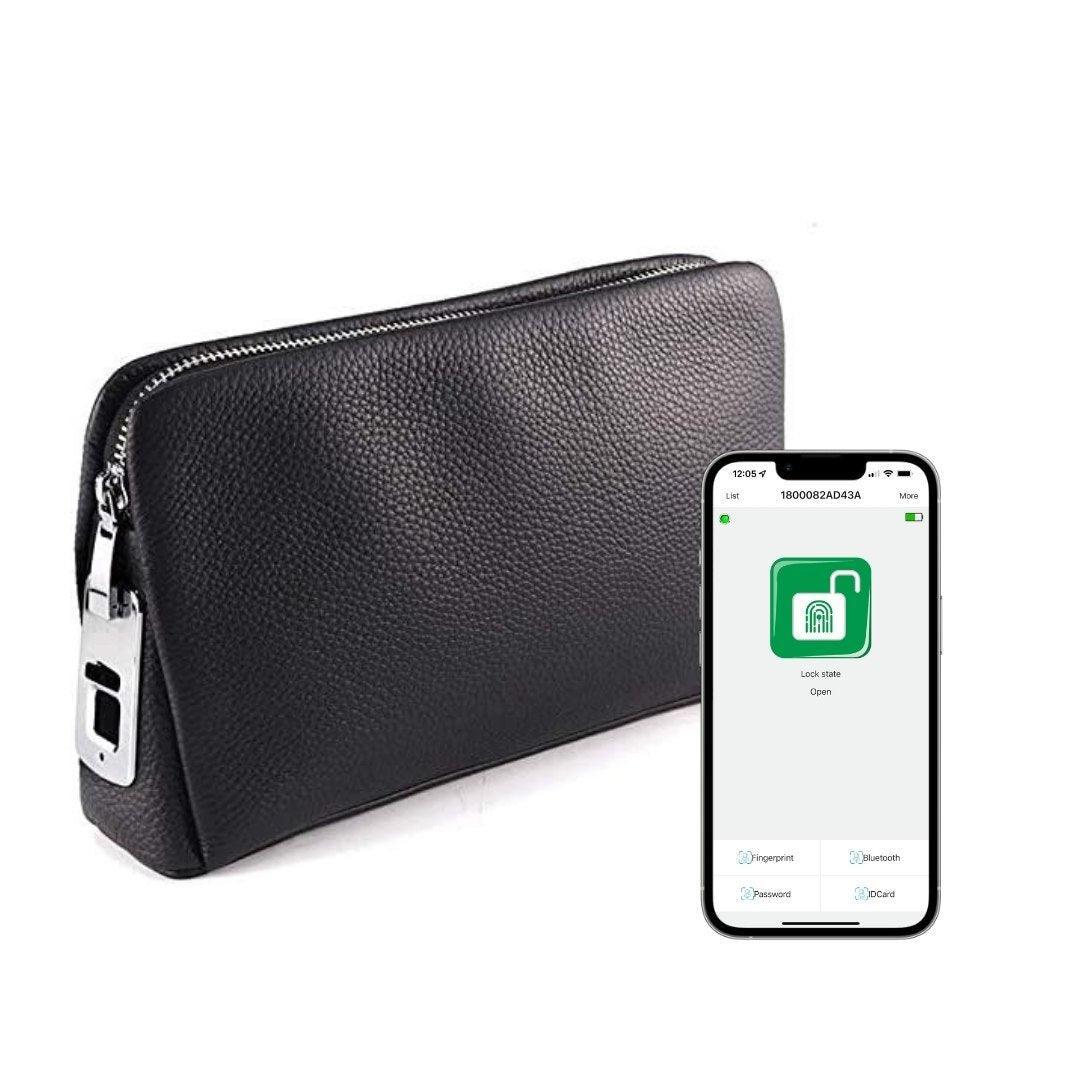 BUBM unique anti theft fingerprint clutch handbags with app - Tech Goods product image