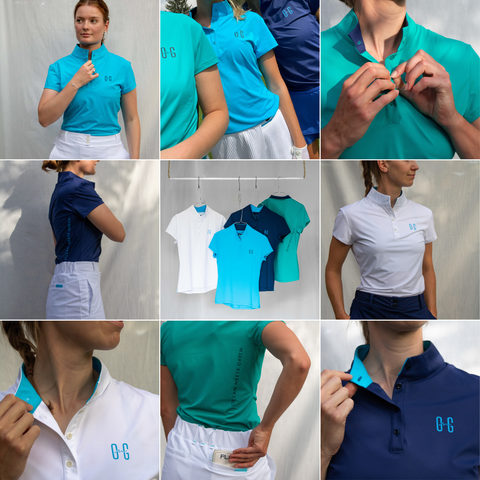 Collage of Ocean Meets Green Polos