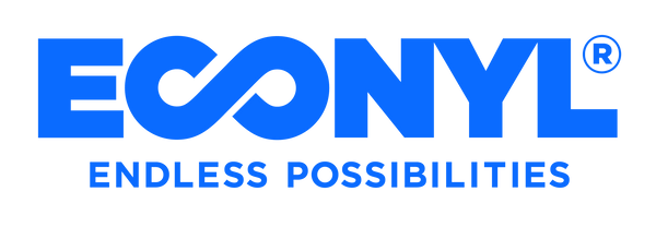 ECONYL-Logo in Blau mit transparentem Hintergrund