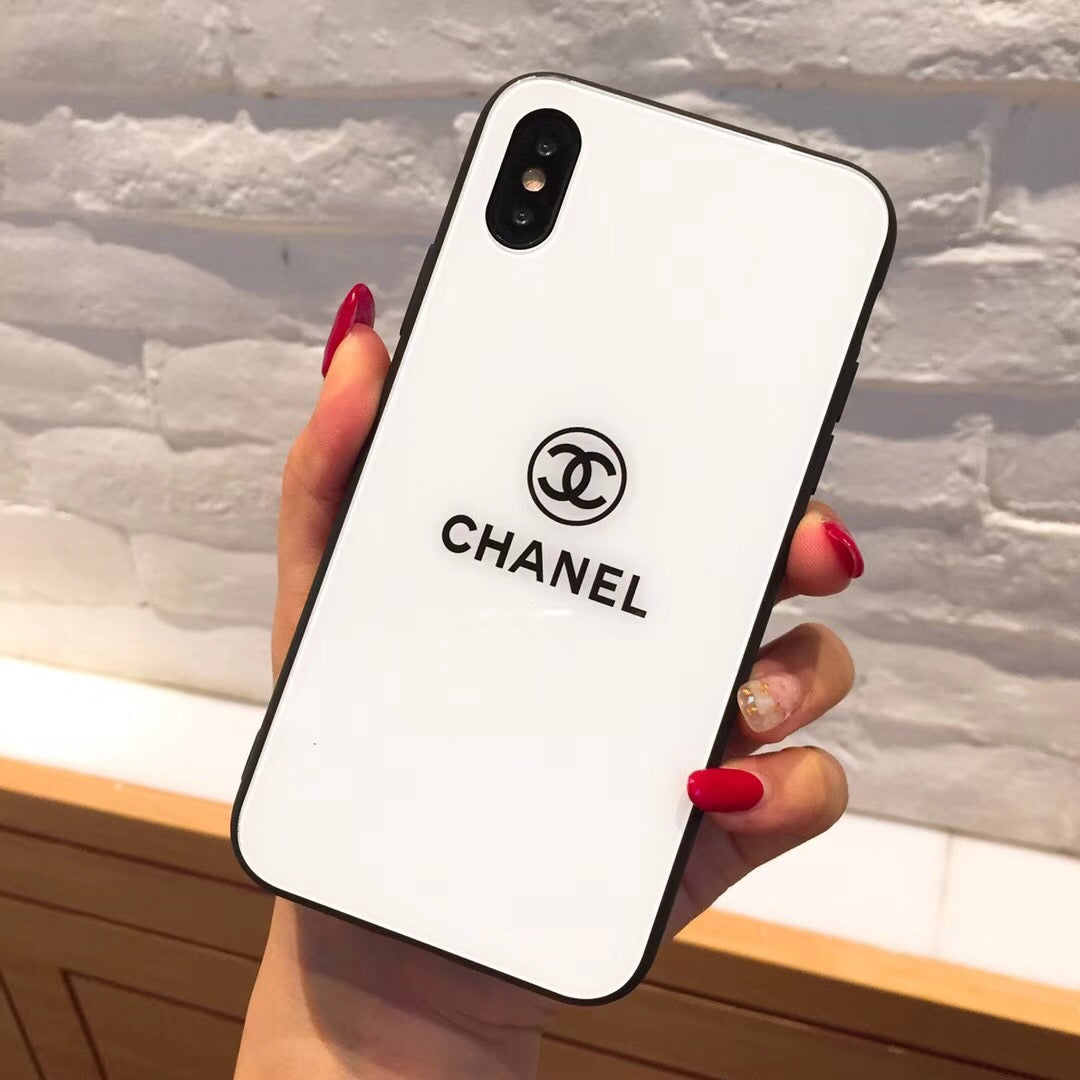 Case for iPhone 11  Chanel Logo Cuir
