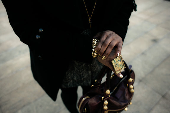 Fashion Bomb Daily features Jenny Dayco jewelry on Claire Sulmers