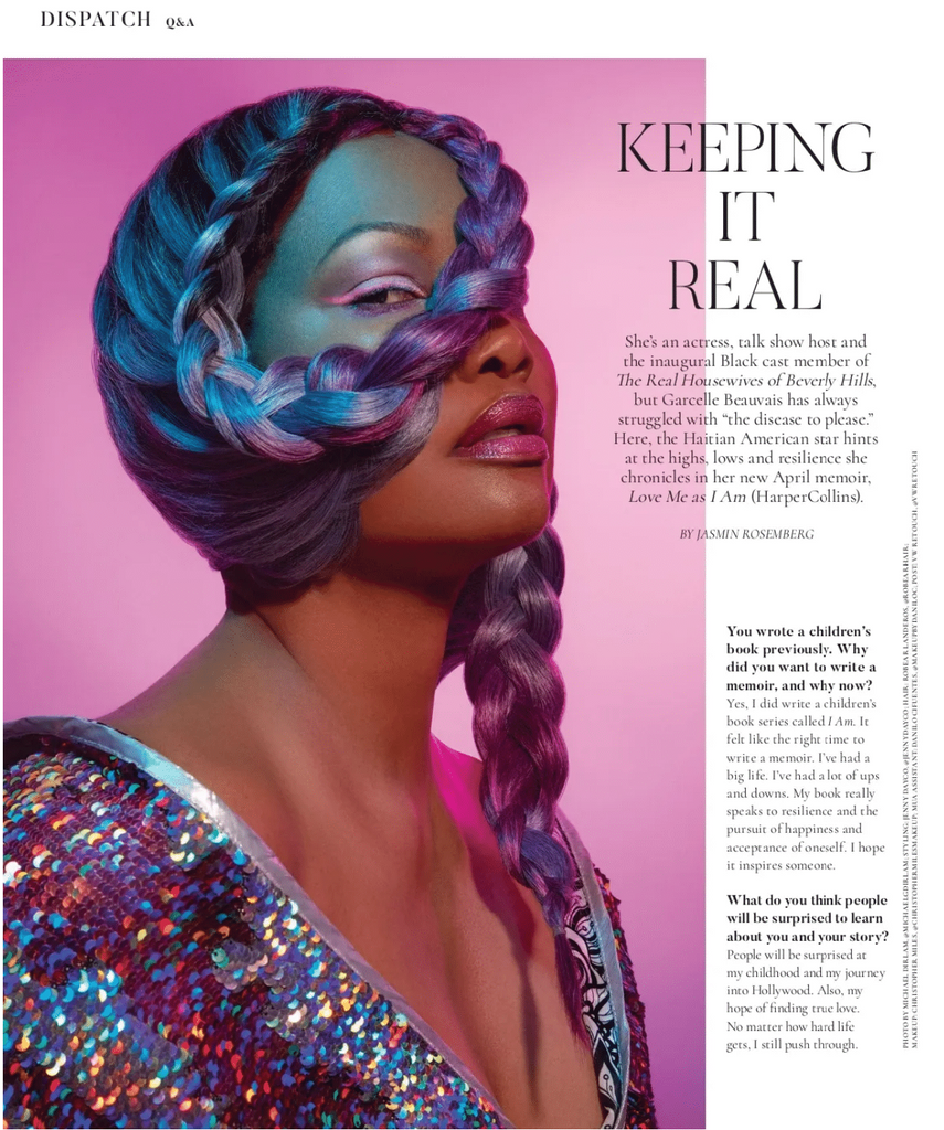 Garcelle Beauvais styled by Jenny Dayco for Angeleno / LA Confidential magazine
