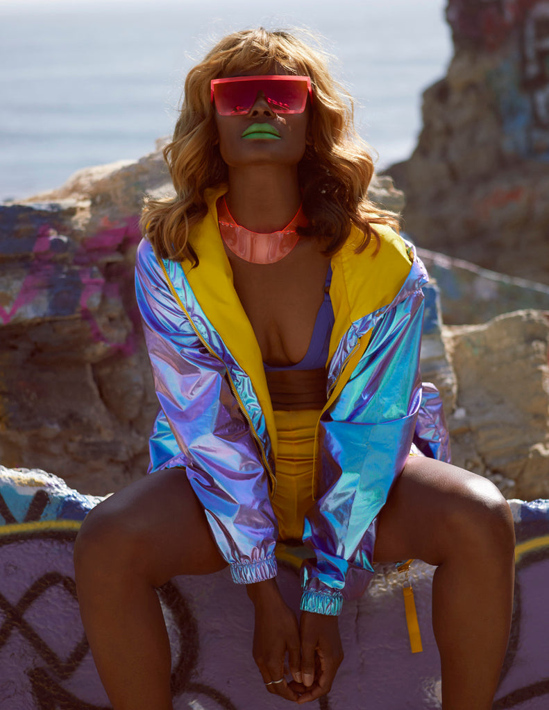 Neon fashion story with Guetcha styled by Jenny Dayco 3