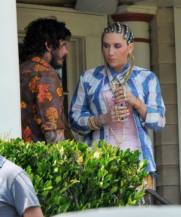 Kesha wearing Crazy Kids rings by Jenny Dayco 