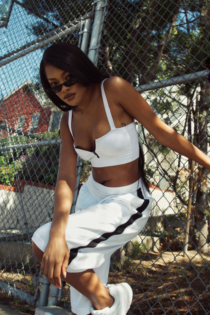 Aaliyah themed fashion story styled by Jenny Dayco