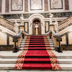 The stairs at Goldsmiths hall where Goldsmiths Fair is held