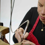 Jennifer House Jewellery Hand Making Bespoke Jewellery At Her Workbench