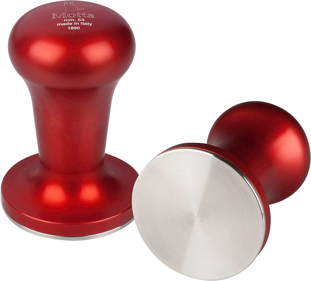 Caffe Arts™ Red 58mm Tamper - Aluminum Handle with Stainless Steel Base
