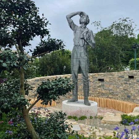 A statue from Chelsea Flower Show