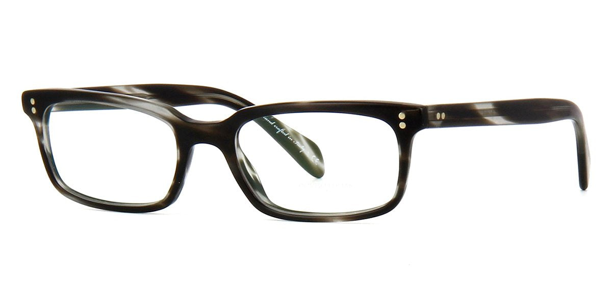 Oliver Peoples Denison OV5102 1486 Ebony Wood Semi Matte Glasses –  GlassesNow