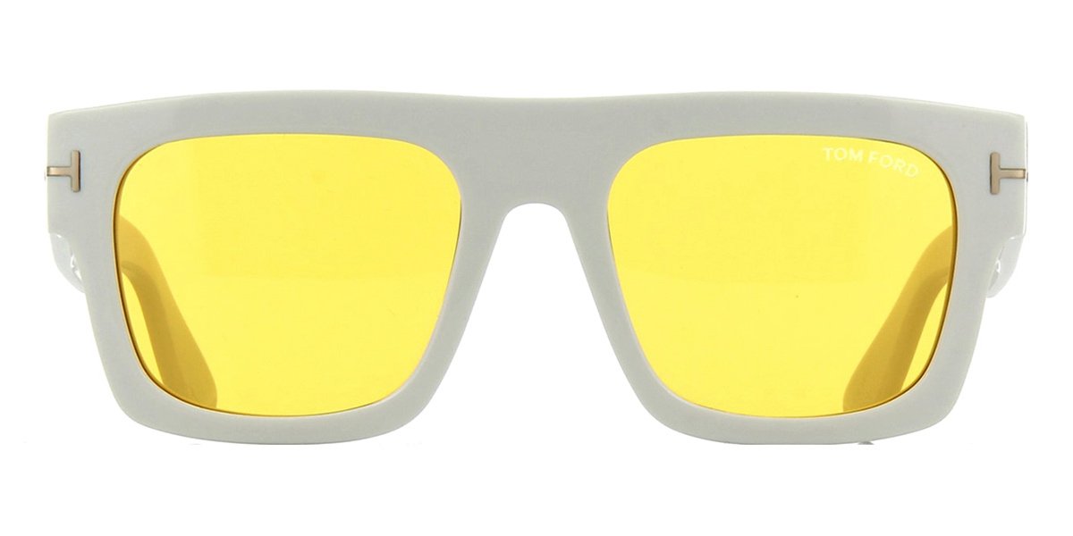 Tom Ford Fausto TF711 25E White - As Seen On Lil Pump Sunglasses –  GlassesNow
