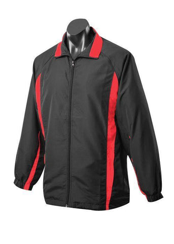 Kids Eureka Track Top Black/Red - Nordic Sport Australia Pty Ltd