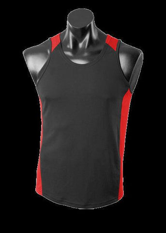 Kids Premier Singlet Black/Red - Nordic Sport Australia Pty Ltd