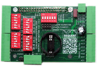 Building Automation Card for Raspberry Pi
