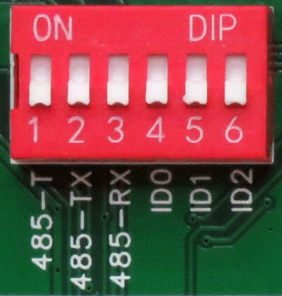 Eight Thermocouples for Raspberry Pi DIP Switch configuration