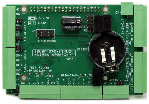 Industrial Automation HAT for Raspberry Pi