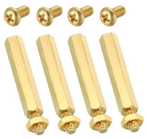 Brass mounting hardware