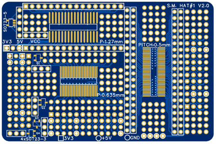 Raspberry Pi Breakout, Breadboard & Prototype SM/TH Kit