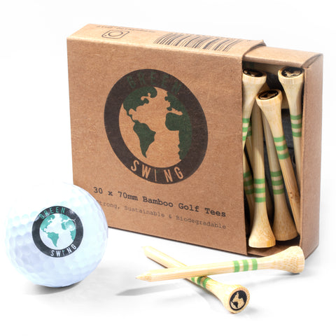 Green Swing bamboo golf tees