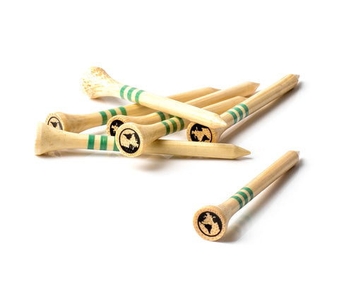 Green Swing Bamboo Golf Tees Support Less Plastic