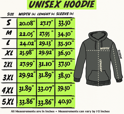 hoodie size help