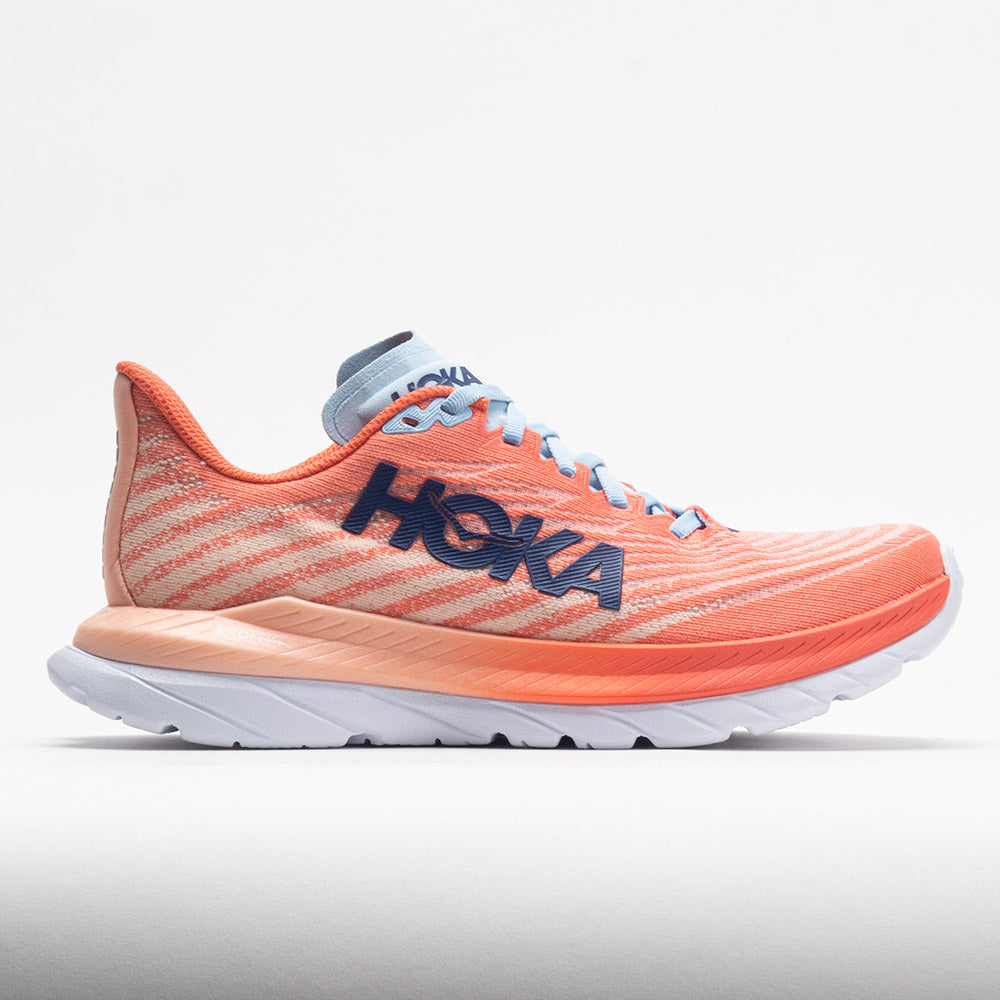 HOKA ONE ONE WOMEN MACH 5 CAMELLIA / PEACH PARFAIT – HOLYSTREET.COM