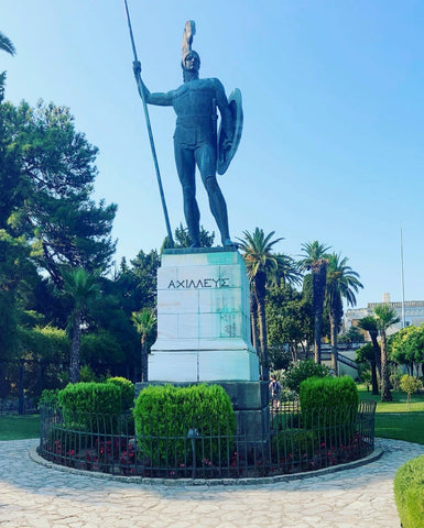 Achilles statue at Archilleion, Corfu