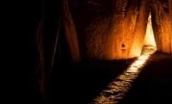 Sun penetrates the womb, Newgrange, Ireland