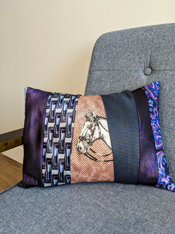 pillow made from ties