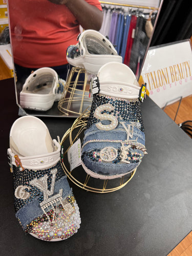 Material Girl Custom Crocs – Taloni Beauty Boutique