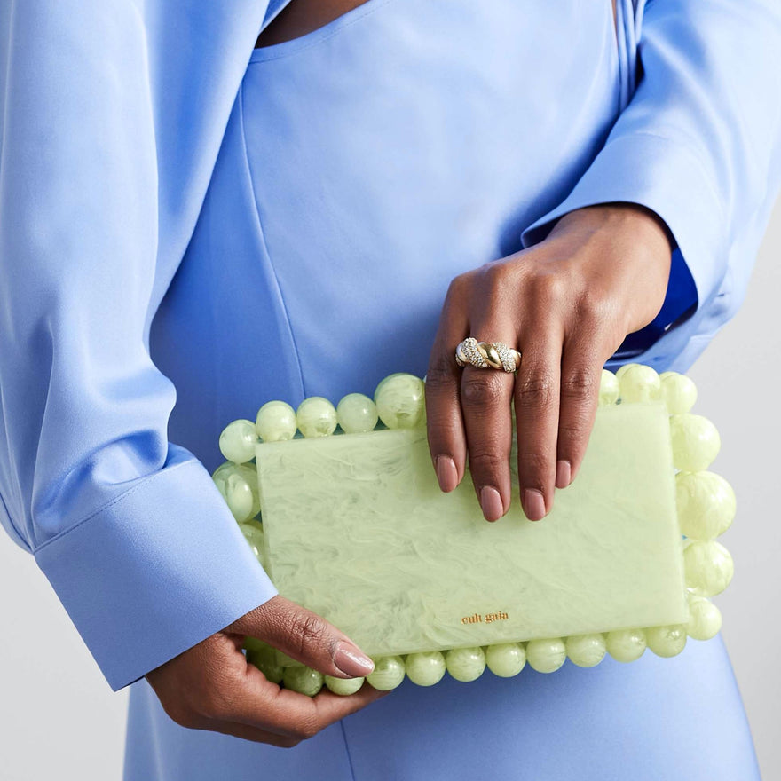 Cult Gaia - Eos Clutch | Jade | All The Dresses