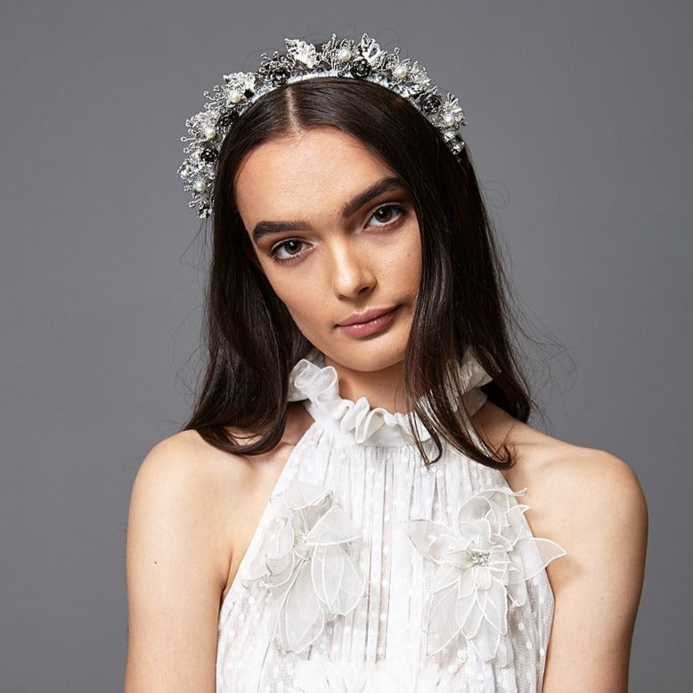 Ashlee Lauren - Silver Lourdes Crown | All The Dresses