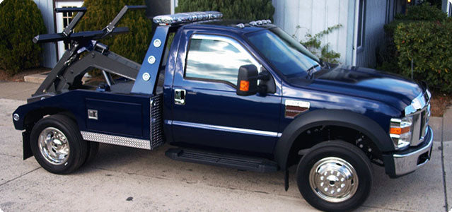 Tow truck with Pacific Dualies Wheel simulators